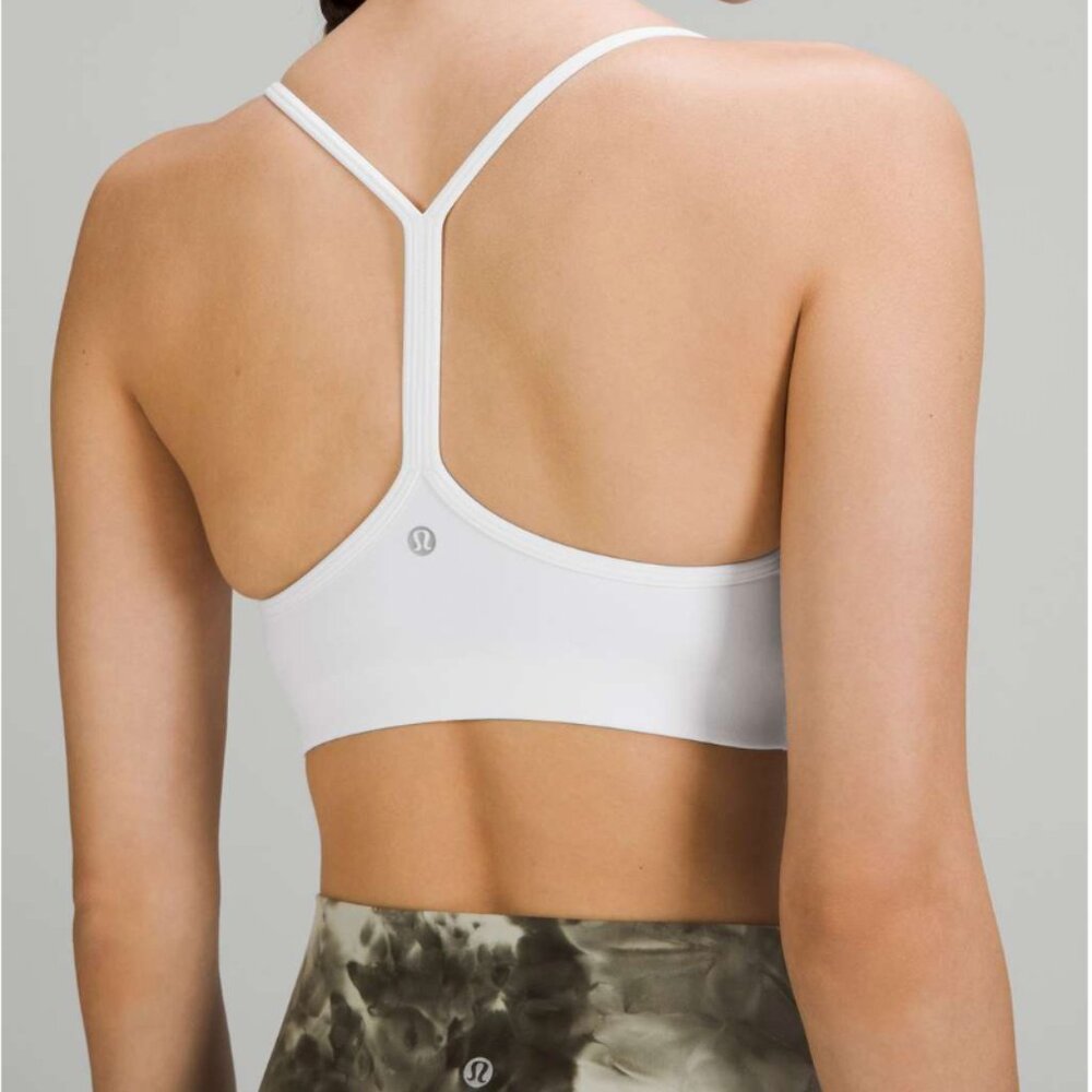 Lululemon Flow Y Wrap-Front High-Neck Bra *Light Support, B/C Cup Orange Flash - Picture 6 of 6